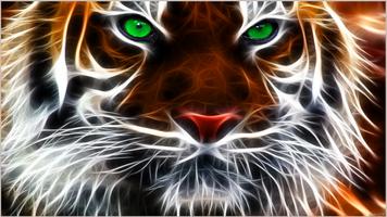 Tiger Eyes Live Wallpaper اسکرین شاٹ 3