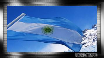 Argentina Flag Wallpaper imagem de tela 1