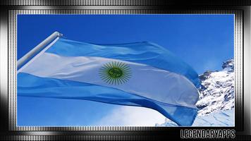 Argentina Flag Wallpaper capture d'écran 1