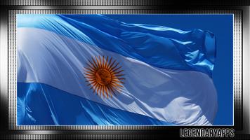 Argentina Flag Wallpaper imagem de tela 2