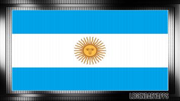 Argentina Flag Wallpaper imagem de tela 3