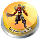 Botón de Leeroy jenkins icono