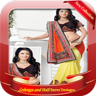 Lehenga and Half Saree Designs icône