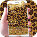 Gold cheetah Theme gold bow APK