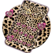 Pink Gold leopard Cheetah Tema