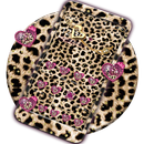 Pink Gold leopard Cheetah Tema aplikacja