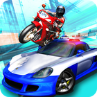 Bandit Rider 3D: smash cops racing icône