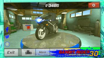 Bandit Rider 3D: smash cops racing capture d'écran 1