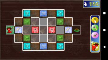 Wooden blocks sliding puzzle.  screenshot 2