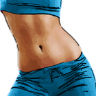 Plat Exercice de l'estomac icône
