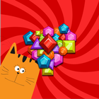 Hames the Cat Match 3 Jewel Games icône