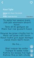 Palak Muchhal Hit Songs Lyrics capture d'écran 2