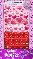 Sweet Hearts Custom Keyboard পোস্টার