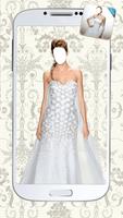 Hochzeitskleid Bildbearbeitung Plakat