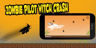 Zombie Pilot Witch Crash captura de pantalla 2