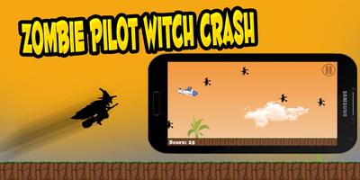 Zombie Pilot Witch Crash captura de pantalla 3