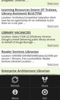 Library Jobs UK screenshot 1