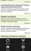 Library Jobs UK تصوير الشاشة 1