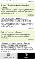 Library Jobs UK imagem de tela 2