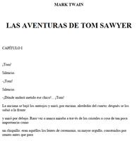 Libro de Las Aventuras de Tom Sawyer Affiche