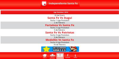 Independiente Santa Fe capture d'écran 2