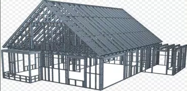 Lightweight steel roof truss d