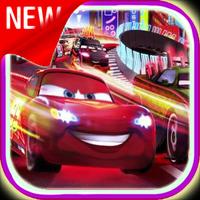 پوستر Lightning Mcqueen Finish Race