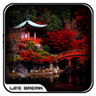الحديقة اليابانية بيت التصميم أيقونة