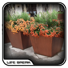 Large Garden Pots Design ไอคอน