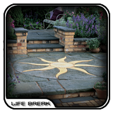 Modern Garden Paving Design icon