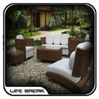 Modern Garden Table and Chairs icon