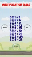 Multiplication table - Bubbles Screenshot 2