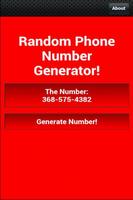 Random Phone Number Generator Affiche