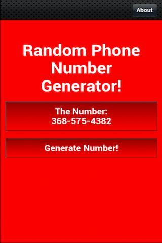 Wonderbaar Random Phone Number Generator for Android - APK Download RG-82