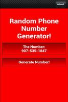 Random Phone Number Generator capture d'écran 1