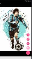Lionel Messi Line Art Hd Wallpapers تصوير الشاشة 3