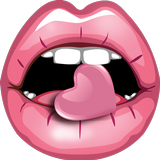 Lips Kissing Love Test Zeichen