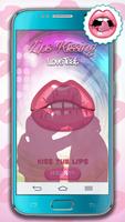 Poster Lips Kissing Love Test