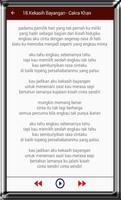 Lirik Dan Lagu Fourtwnty - Cakra Khan Terbaru screenshot 3