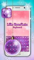 Little Snowflake Keyboard Plakat