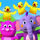 Five Little Ducks 3D Rhymes Collection Videos kids icône