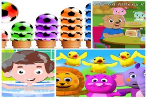 Five Little Ducks 3D Rhymes Collection Videos kids capture d'écran 2