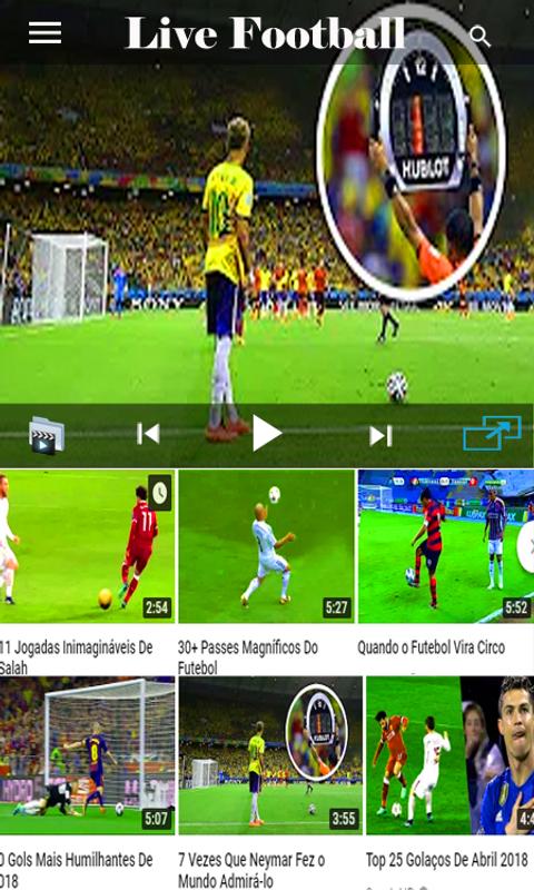 Live Football Streaming TV Free para Android - APK Baixar