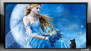 Blue Fairy Wallpaper capture d'écran 1