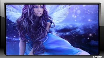 Blue Fairy Wallpaper capture d'écran 3