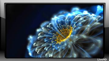 Neon Flowers Wallpaper capture d'écran 3