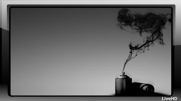 Black Smoke Wallpaper captura de pantalla 3