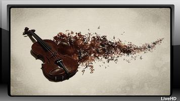 Violin Wallpaper Cartaz