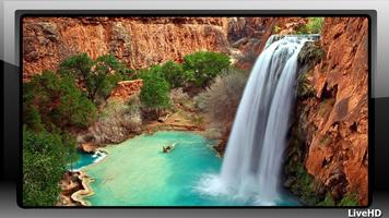 Waterfall Wallpaper Affiche