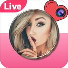 Live vidéo flirt en ligne app flirter icône